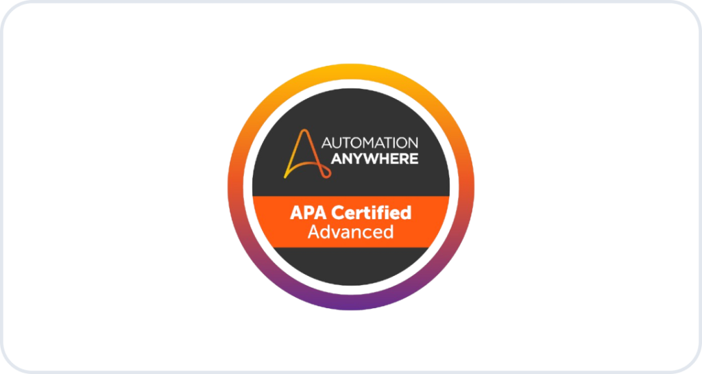 automation anywhere apa certified advanced
