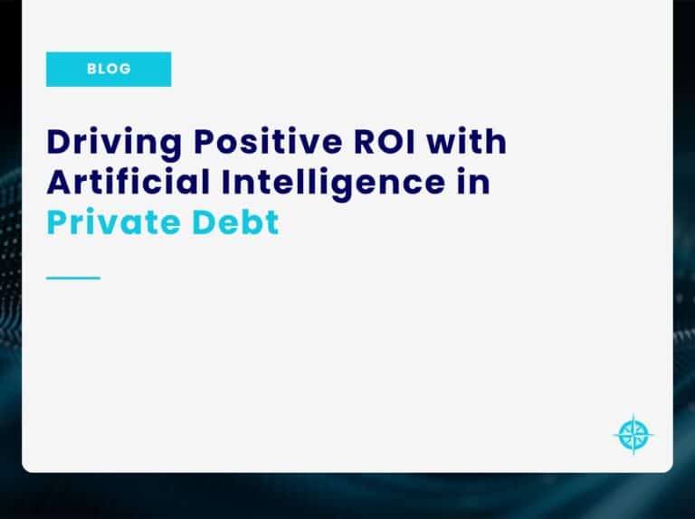 Driving Positive ROI with Artificial Intelligence in Private Debt